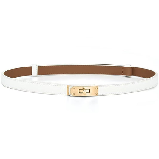 Skinny Leather Belt