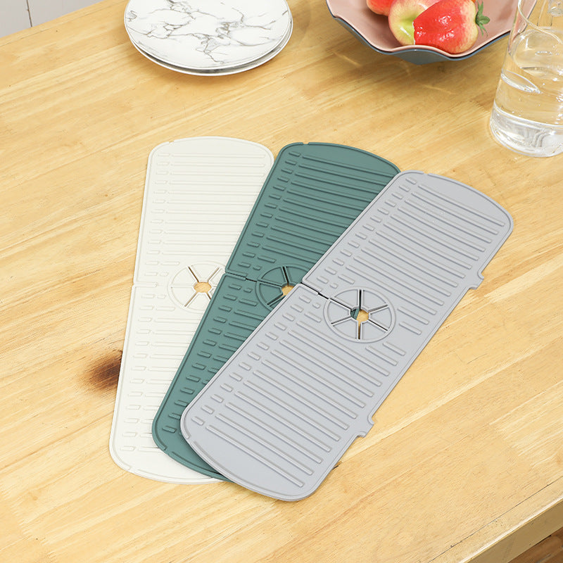 Silicone Sink Draining Mat for Kitchen Faucet Protection