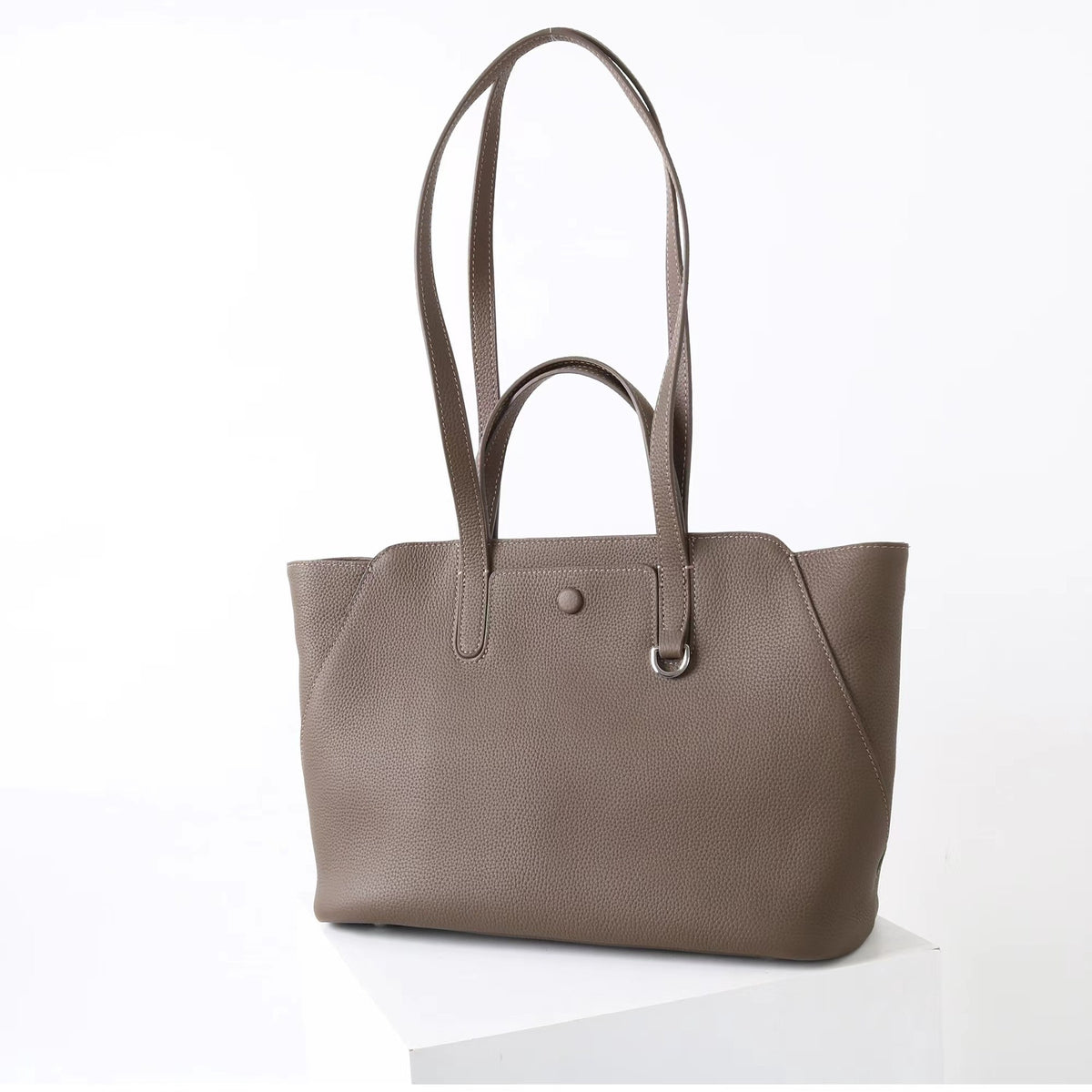 Stylish First-layer Cowhide Hand-held Underarm Bag