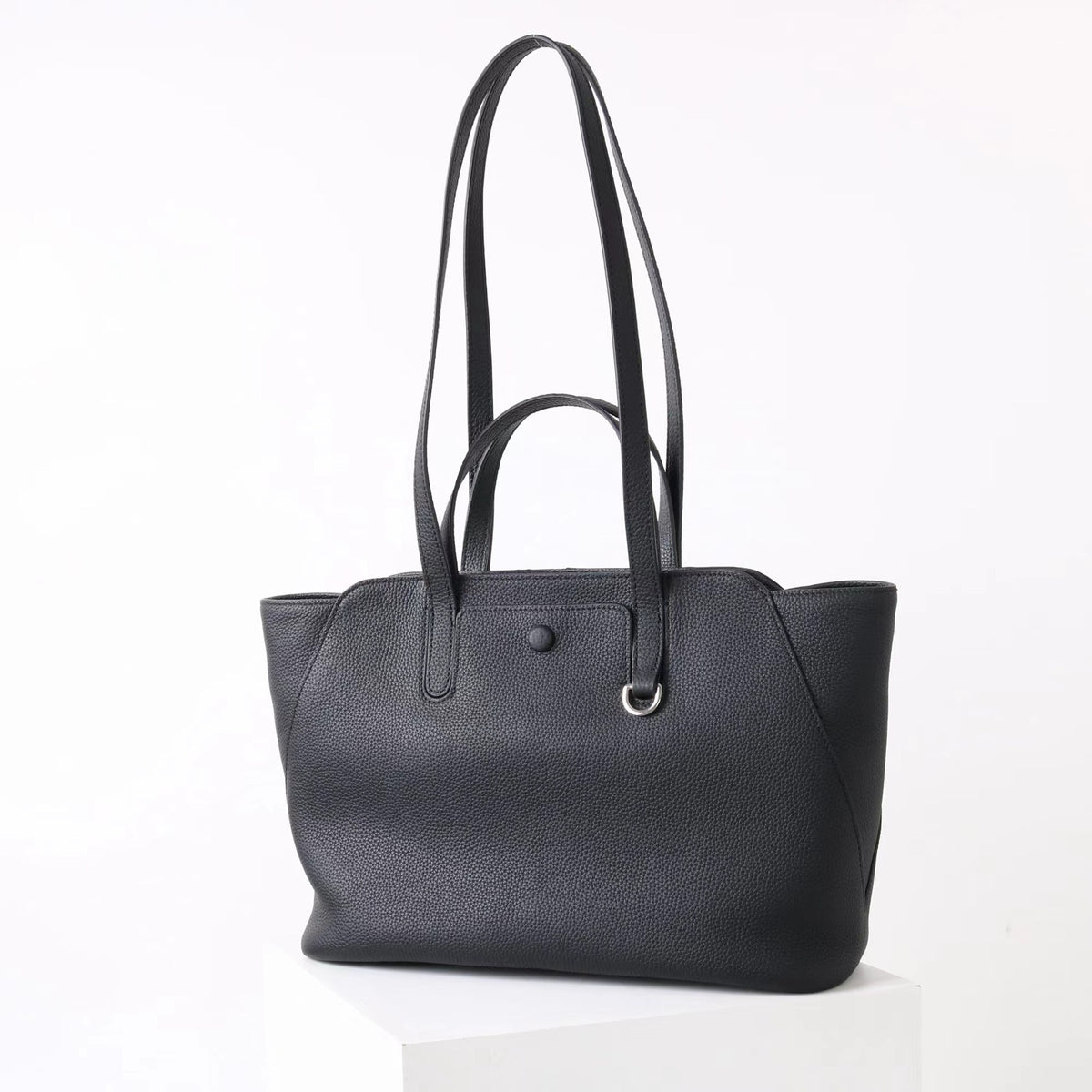Stylish First-layer Cowhide Hand-held Underarm Bag
