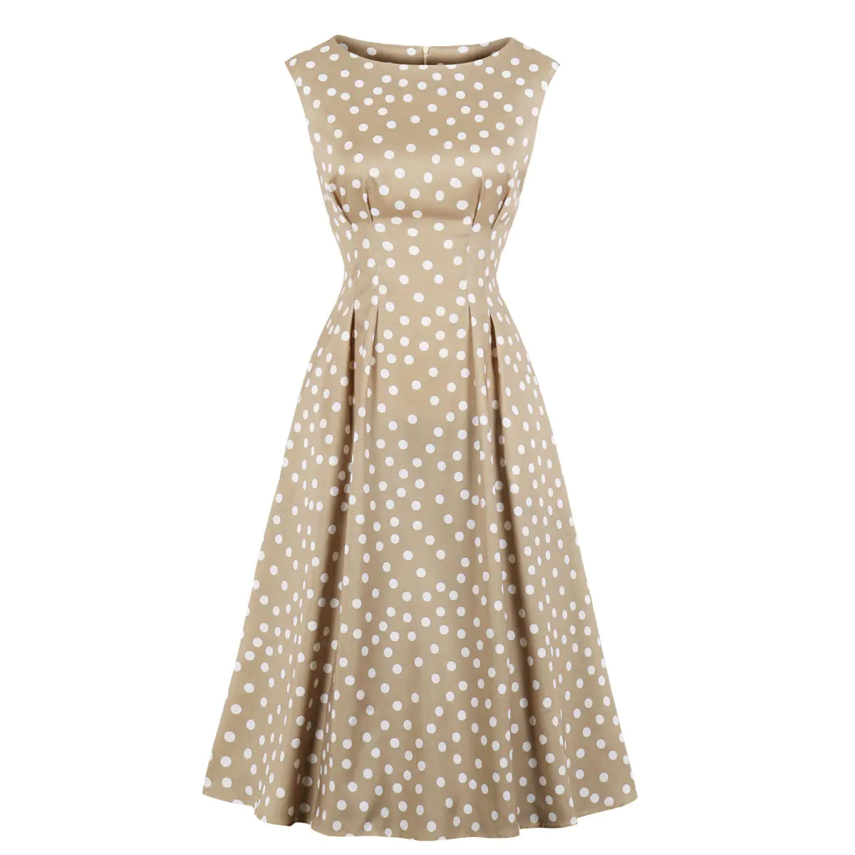 Original Design Women's Polka Dot Dress (Slim Fit)