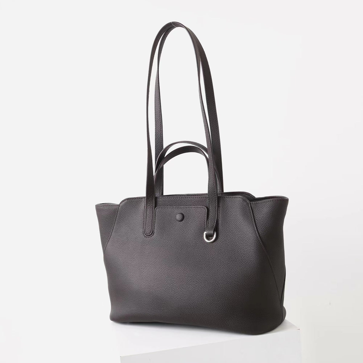 Stylish First-layer Cowhide Hand-held Underarm Bag