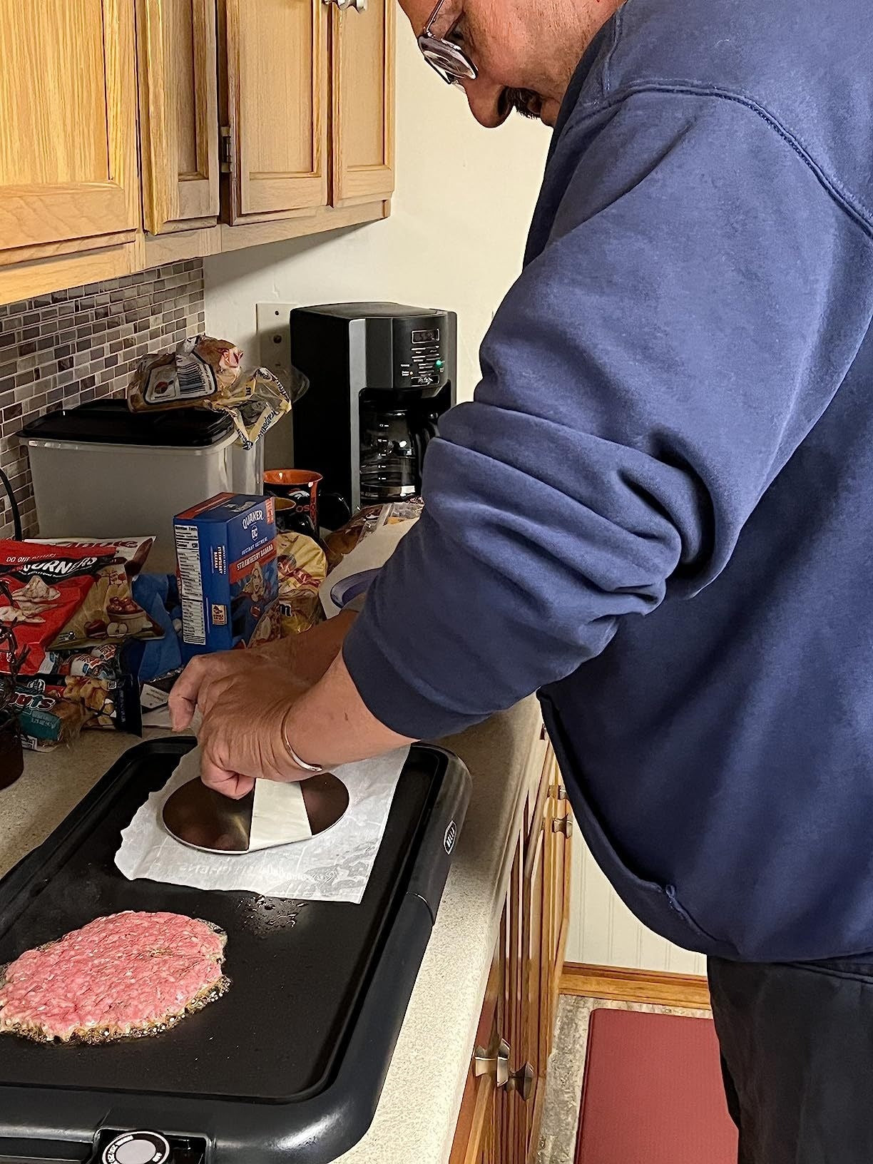 Stainless Steel Burger Press Kitchen Tool