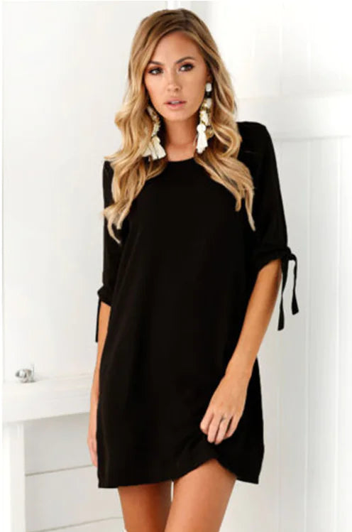 Chiffon Printed Dress - Floral Design Dress